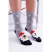 Vánoční dámské ponožky s motivem tučňáka