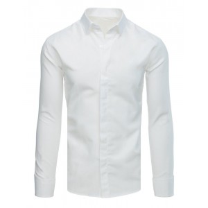 Pánská bílá košile s dlouhým rukávem