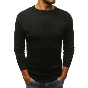 Pánský vlněný svetr černé barvy